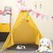 Детская палатка вигвам KRO-110 с деревянным каркасом для игр 90x80x80 см Yellow 3_07171 фото 7