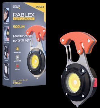Багатофункціональний ліхтарик Rablex RB563 з магнітом та карабіном Type-C акум 7_01835 фото