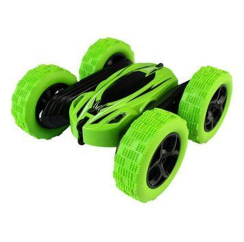Радіокерована машинка Stunt Dump Truck перевертня Green 2_009935 фото