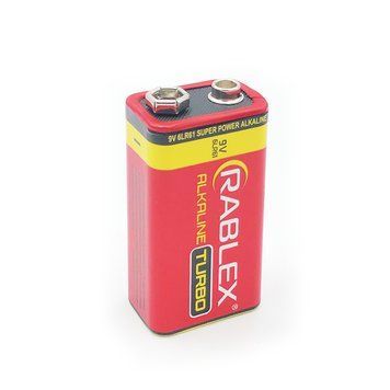 Батарейка Rablex 9V Крона Літієва Алкаліна Turbo 1 шт Червона 7_01900 фото