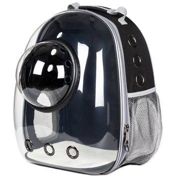 Рюкзак для тварин CosmoPet CP-101 з ілюмінатором 42х25х32см Чорний 3_06463 фото