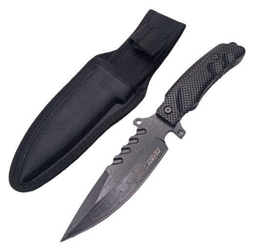 Тактичний ніж Knife 822 з чохлом 26 см Чорний 7_00078 фото