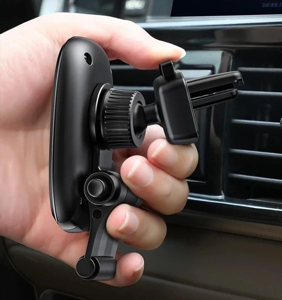 Магнітний автомобільний тримач для смартфона H-CT182 зручний і надійний Black 7_01961 фото