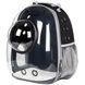 Рюкзак для тварин CosmoPet CP-101 з ілюмінатором 42х25х32см Чорний 3_06463 фото 1