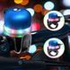 Звонок для велосипеда Police PL-B19R с RGB подсветкой и Type-C 7_02407 фото 2