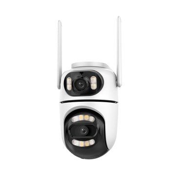 Wi-Fi IP камера відеоспостереження RIAS Q2 з двома об'єктивами 4MP White 3_07406 фото