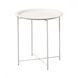Столик журнальный Modern металлический 47x47x50 см White 3_08770 фото 2