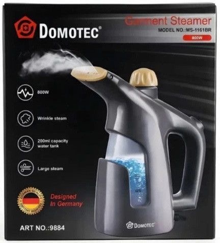 Отпариватель Domotec MS-1161BR Компактный 800W 200ml Black 3_08438 фото