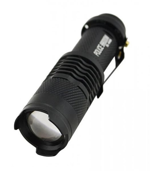 Фонарик ручной Police BL-8468 XPE+COB Zoom microUSB черный 7_01533 фото