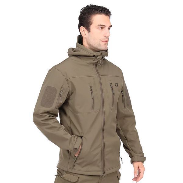 Чоловіча тактична куртка Eagle JA-01-0 Soft Shell з флісом Олива XL 3_03327 фото