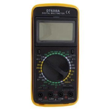 Цифровий мультиметр Digital DT-9208A чорно-жовтий 7_01355 фото