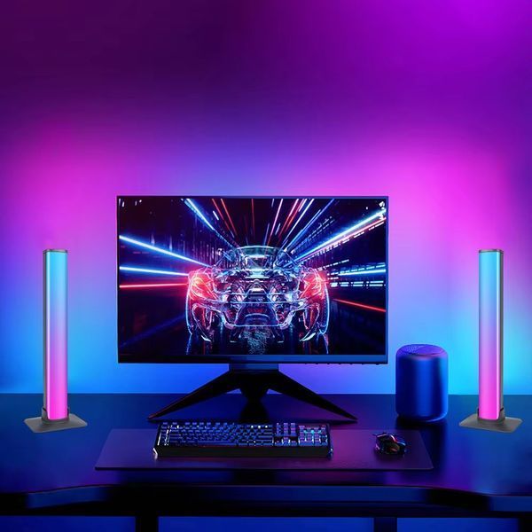 Комплект LED ламп Ambiance Light Bar RGB з управлінням через Bluetooth 25см 2 шт 3_06008 фото