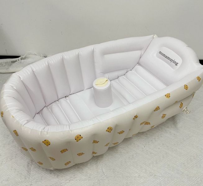 Портативна надувна ванночка для дітей RIAS MA627 98x65x28 см White 3_08019 фото