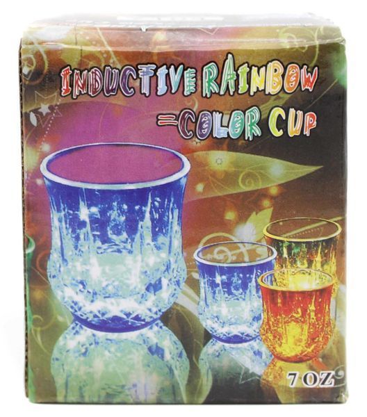 Склянка Color Cup з LED підсвіткою 70 мл Multicolor 7_02410 фото