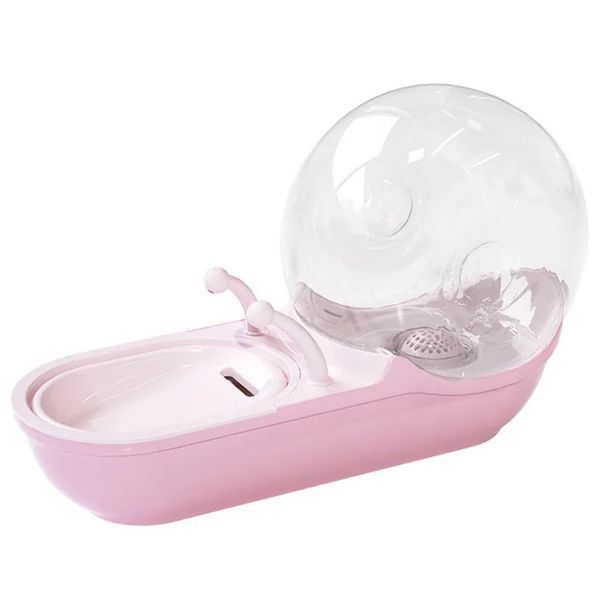 Поїлка-фонтан для тварин LY-470 автоматична USB 4.5L Pink 3_04450 фото