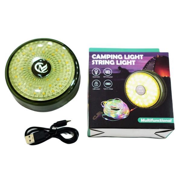 Уличная гирлянда KXK-828 RGB IP44 8 м аккумуляторная 3_05639 фото