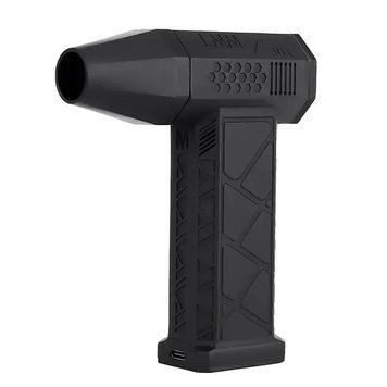 акумуляторна воздуходувка Mini Turbo Jet Fan з чохлом для легкої роботи Black 3_07124 фото