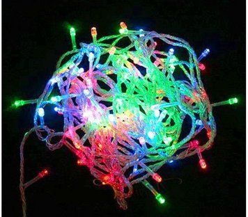 Светодиодная гирлянда "Нить" 200 LED Новогодняя Мульти 3_01268 фото