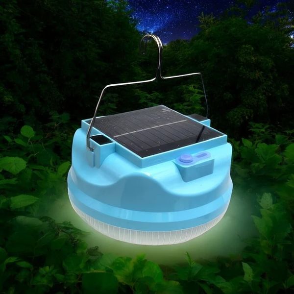 Кемпинговая лампа Cclamp CL-023B с солнечной панелью 50W подвесная 7_01167 фото