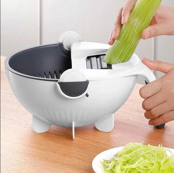 Овочерізка багатофункціональна Wet Basket Vegetable Cutter 2_008275 фото