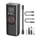 Портативний автомобільний компресор RIAS ATJ-9566 з дисплеєм та Power Bank 80W 3_07790 фото 2