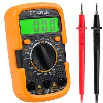 Цифровий мультиметр Digital DT-830LN чорно-жовтий 7_01358 фото