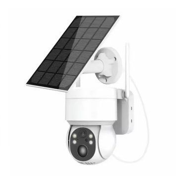 IP-камера TQ1-GK4 6MP вулична Wi-Fi із сонячною панеллю біла 3_05914 фото