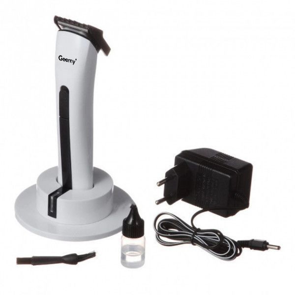 Акумуляторна машинка для стрижки волосся Geemy GM-725 3W White 3_04390 фото