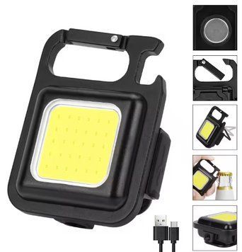 Ліхтарик LED W5100 з акумулятором і магнітом для активного відпочинку Type-C 7_02610 фото