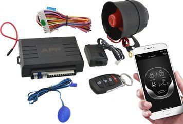 Автомобільна сигналізація KD-3000 APP із сиреною 4_1044126219 фото