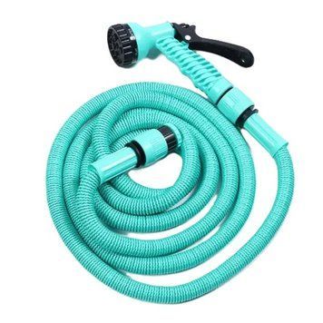 Гнучкий поливальний шланг Expandable Garden Hose 22.5 м з розпилювачем Синій 3_06883 фото