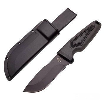 Тактический нож Tade DYKD-1 с компактным чехлом 19 см Черный 7_00144 фото