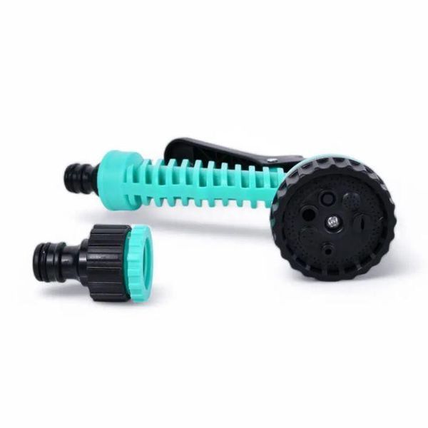 Гнучкий поливальний шланг Expandable Garden Hose 22.5 м з розпилювачем Синій 3_06883 фото