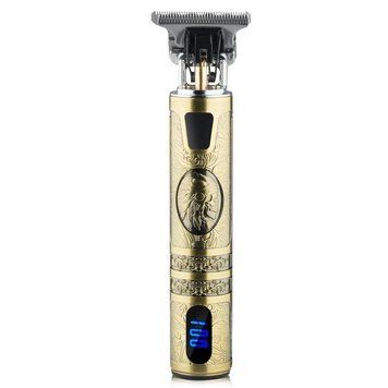 Электрический триммер для бороды и волос RAF R.433 с LED экраном 5W Gold 3_06324 фото