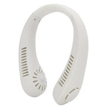 Вентилятор на шею Hands-Free X5 с USB зарядкой White 7_02656 фото