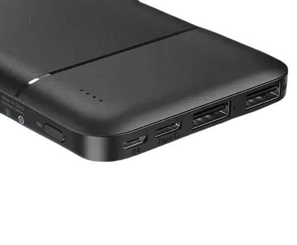 Акумулятор зовнішній Power Bank Remax RPP-96 2xUSB Type-C 10000 mAh чорний 3_02475 фото