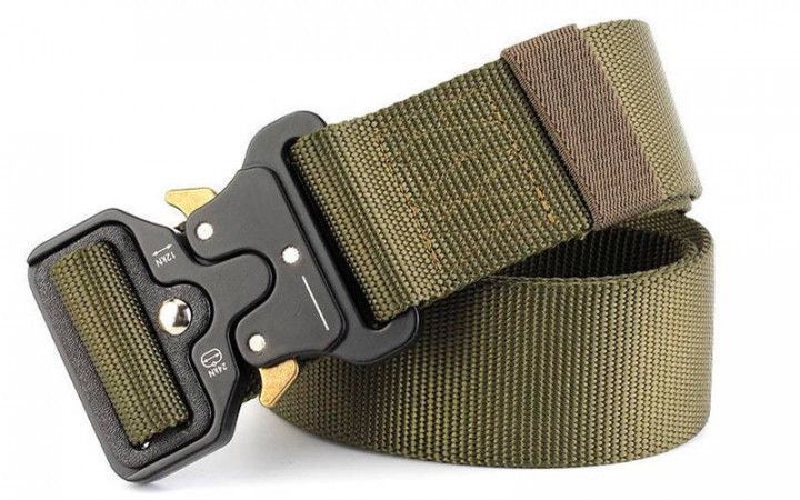Тактический ремень Assault Belt 125 см с металлической пряжкой Зеленый 3_8116 фото