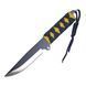 Нож метательный U65 с чехлом 24см Black-Yellow 7_00942 фото 1