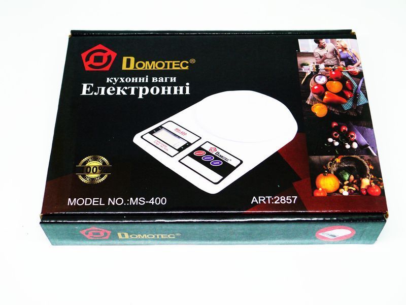 Кухонні електронні ваги Domotec MS-400 10 кг 4_00339 фото