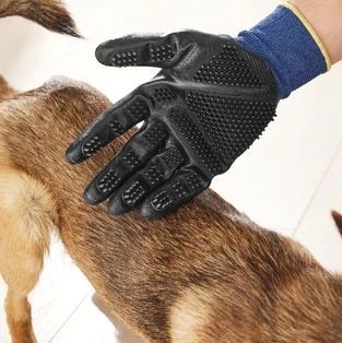 Перчатки для ухода за шерстью Zoofari С116-8 Размер 8 Синие 3_07445 фото