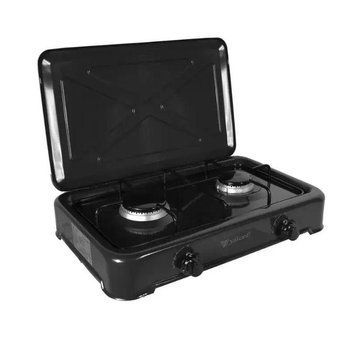 Компактна газова плита Yucell O-200-LPG 2 конфорки 2700W для кухні Black 3_05962 фото