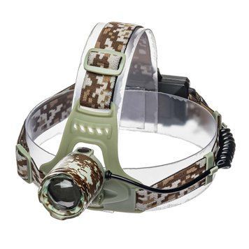 Акумуляторний налобний ліхтарик Police PL-151 T6 Cree з зумом Camo 7_01798 фото