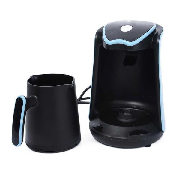 Електрична кавоварка Domotec MS-102S для кави 0.55L 600W Чорно-Синя 3_07049 фото