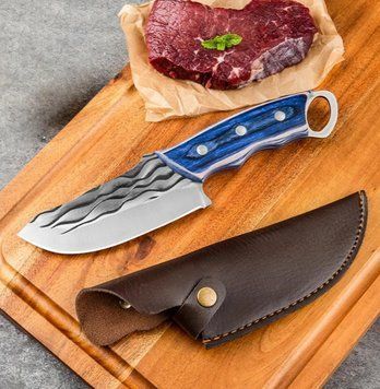 Ніж мисливський Dhunt 4862 із чохлом 23.5 см синій 7_01217 фото