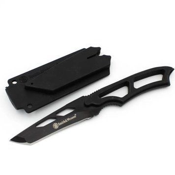 Тактичний ніж Smith&Wesson U150 з чохлом 17 см для outdoor Black 7_02225 фото