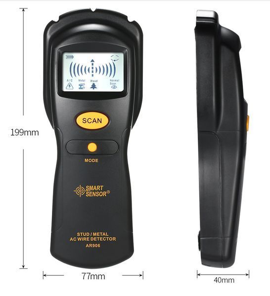 Ручной металлоискатель Smart Sensor AR906 Black 3_01753 фото