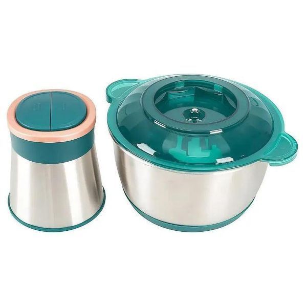 Блендер Hoffmans HM-8822 400W Об'єм 2L Колір Сріблясто-Зелений 3_07278 фото