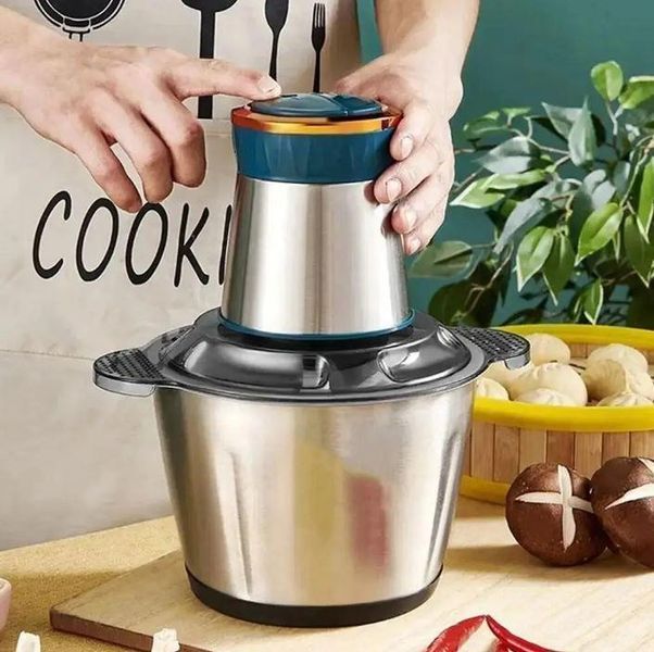 Блендер Hoffmans HM-8822 400W Об'єм 2L Колір Сріблясто-Зелений 3_07278 фото