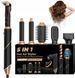 Мультистайлер Hot Air Styler 5в1 с феном и ионизацией 1000W Черный-Золотой 3_06886 фото 2