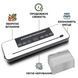 Вакууматор Vacuum Sealer 120W з 10 пакетами Black-White 3_08219 фото 2